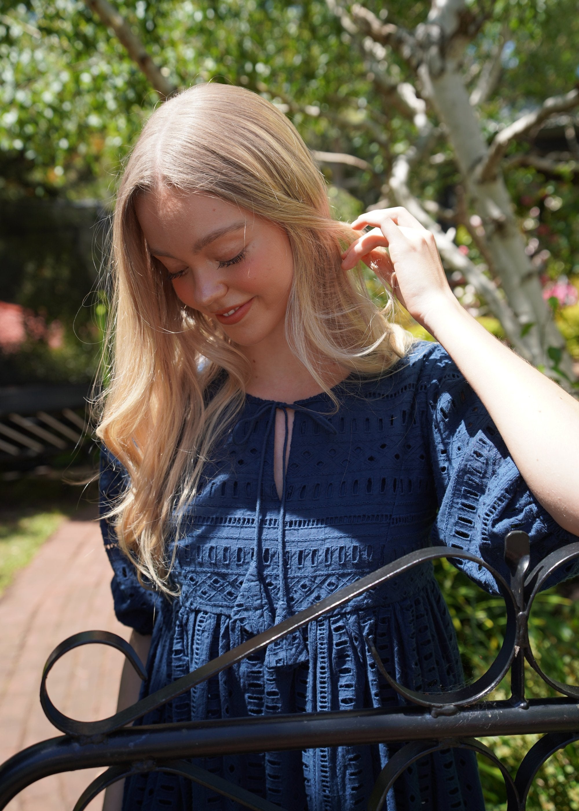 ANNIE MAXI DRESS - FRENCH NAVY