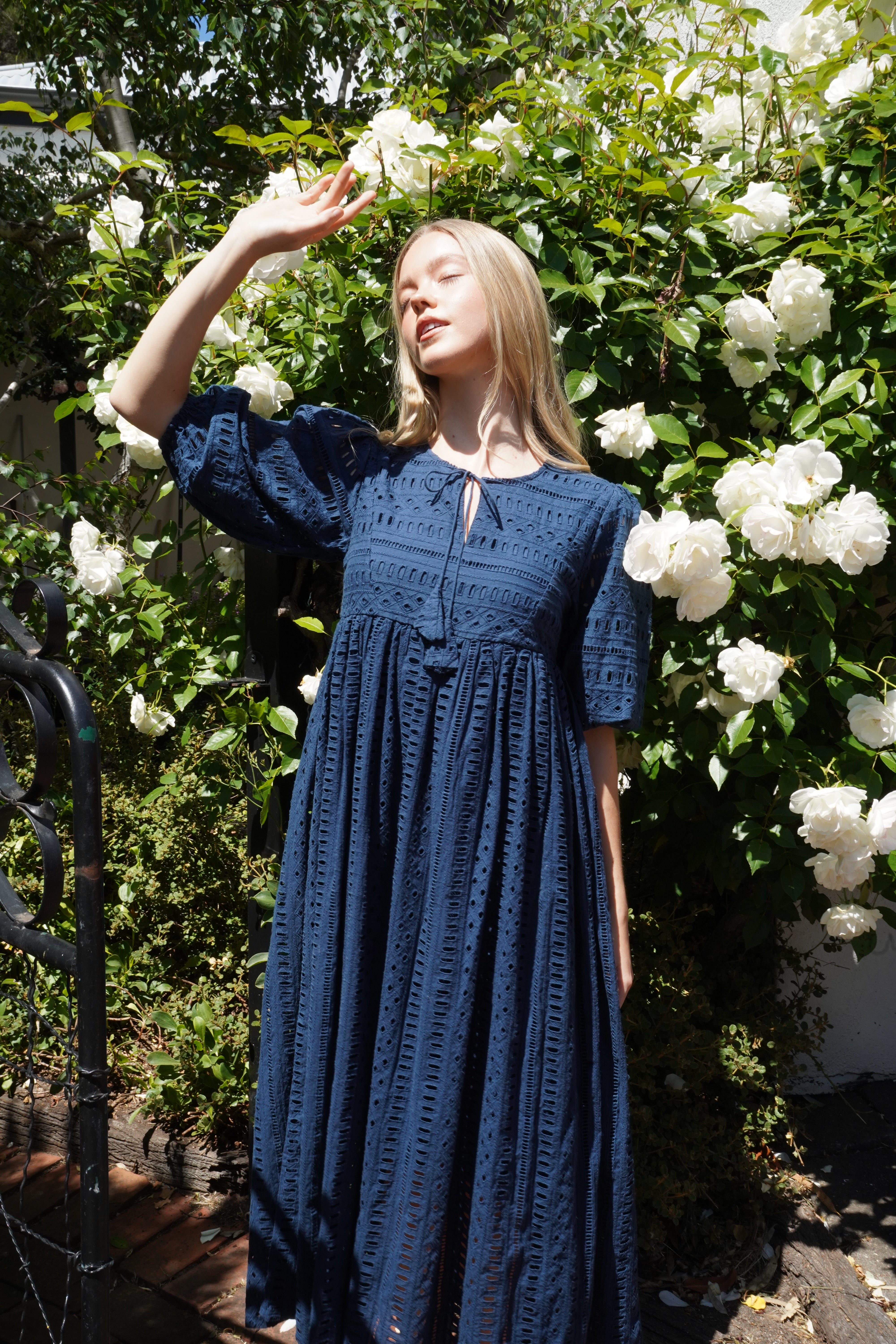 ANNIE MAXI DRESS - FRENCH NAVY