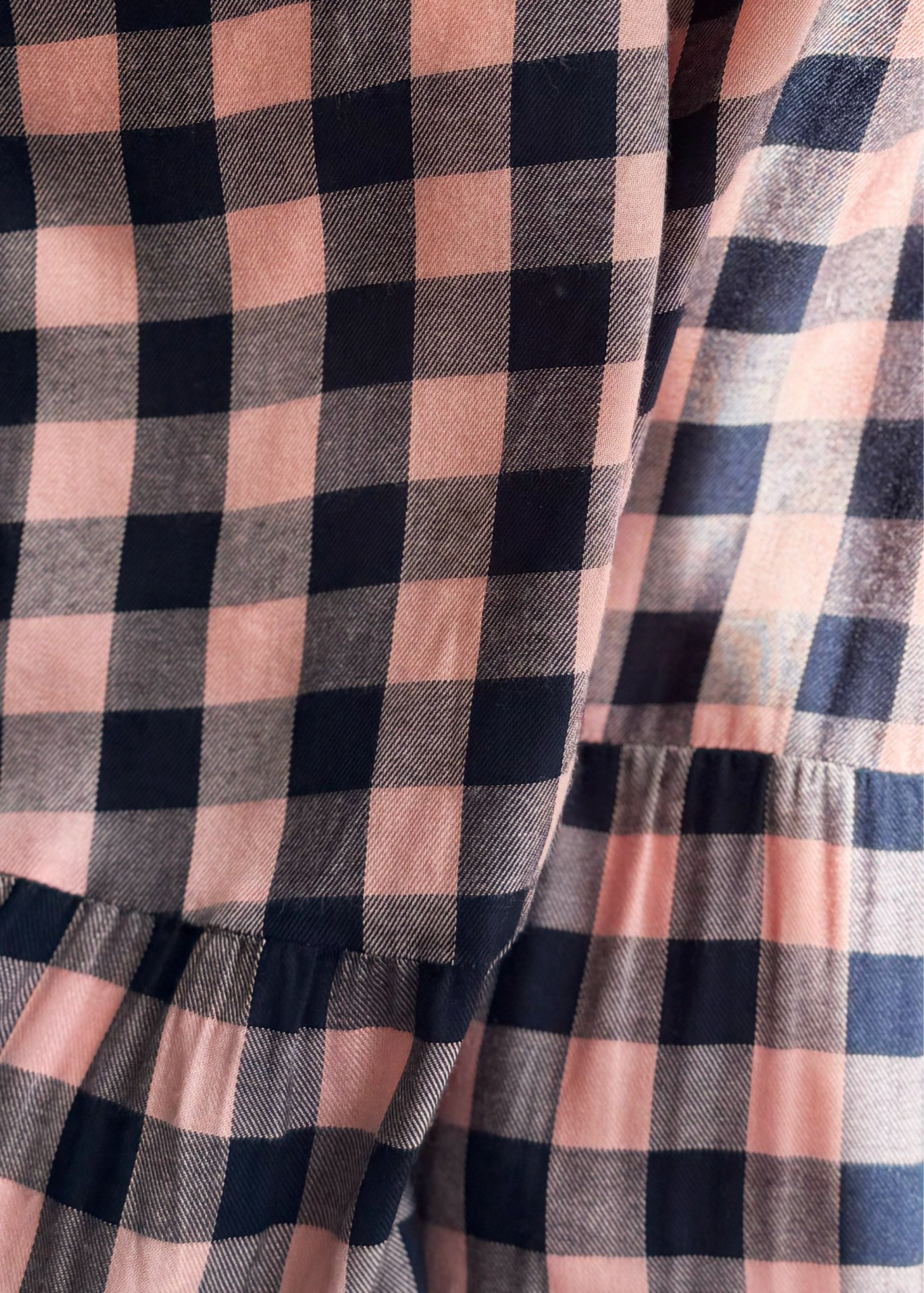 POSIE DRESS // NAVY + PINK GINGHAM