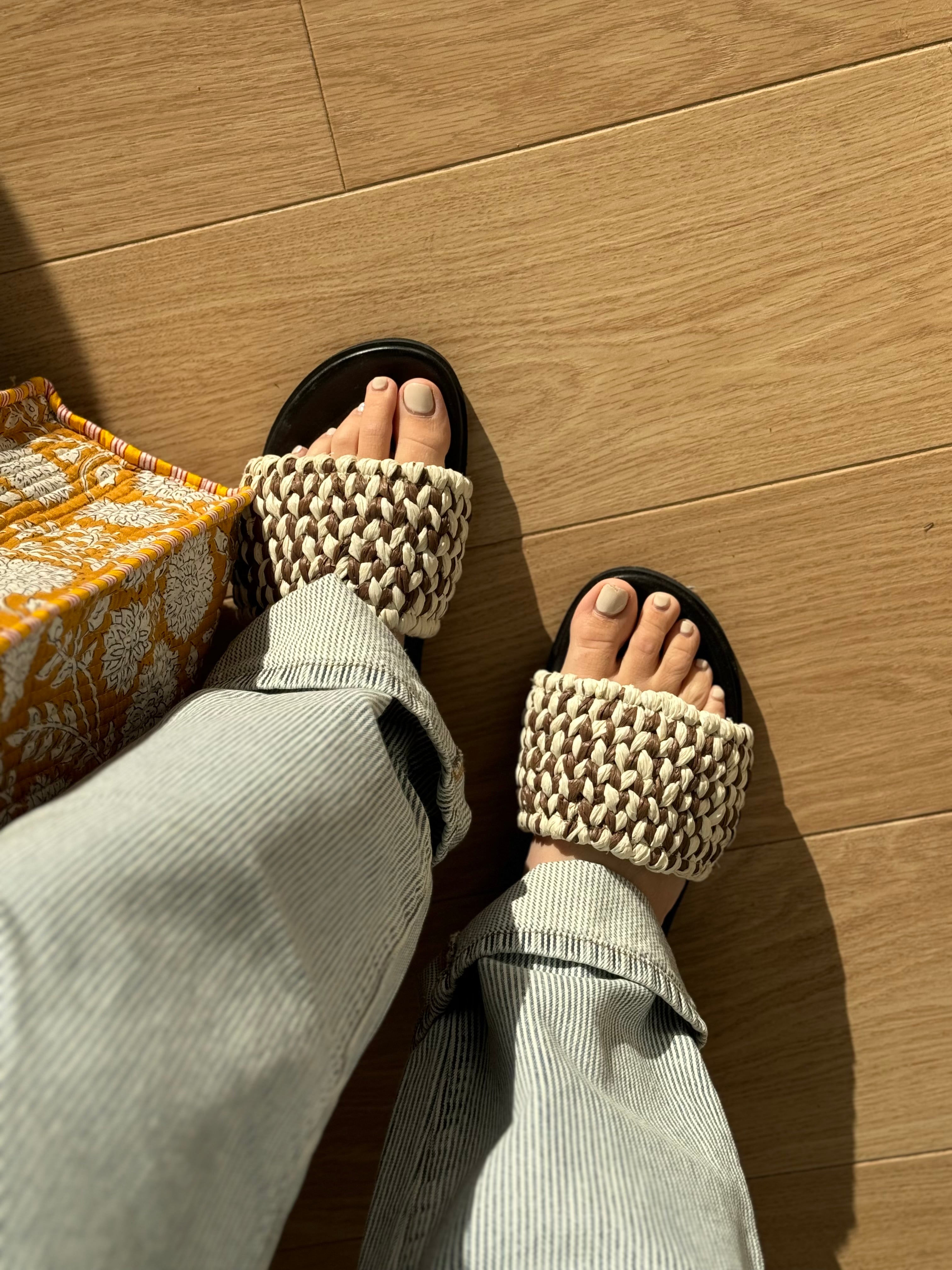 WREN RAFFIA SANDAL