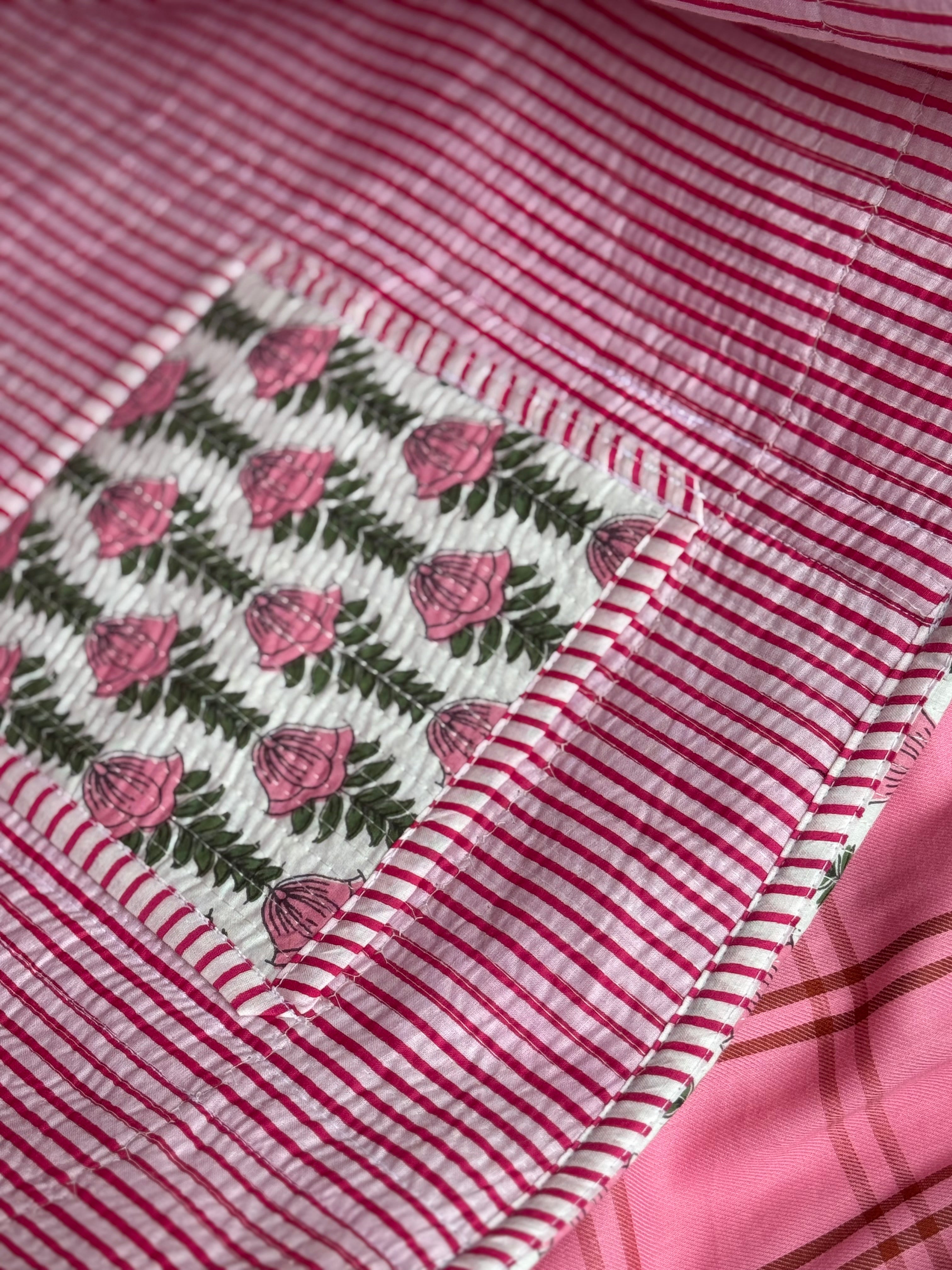MIMI QUILTED TOTE