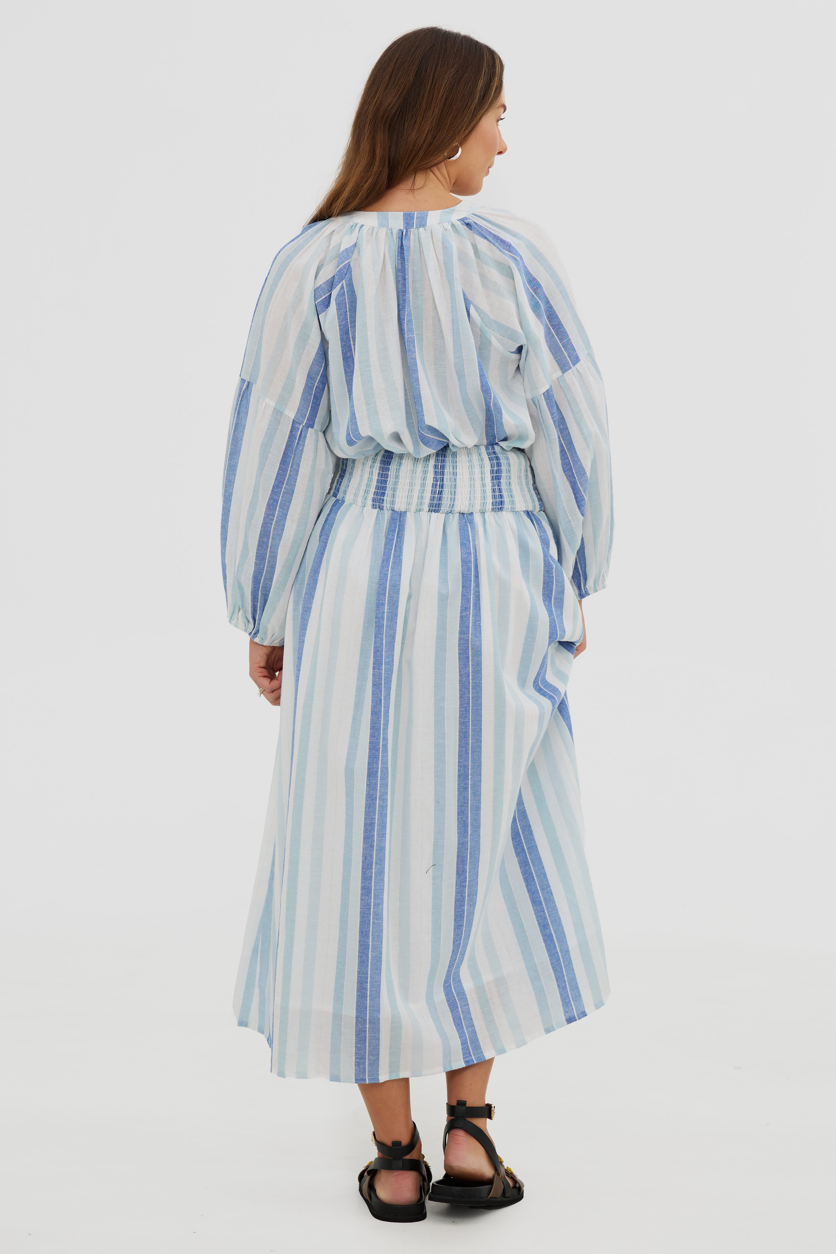 INDY LUREX STRIPE SKIRT