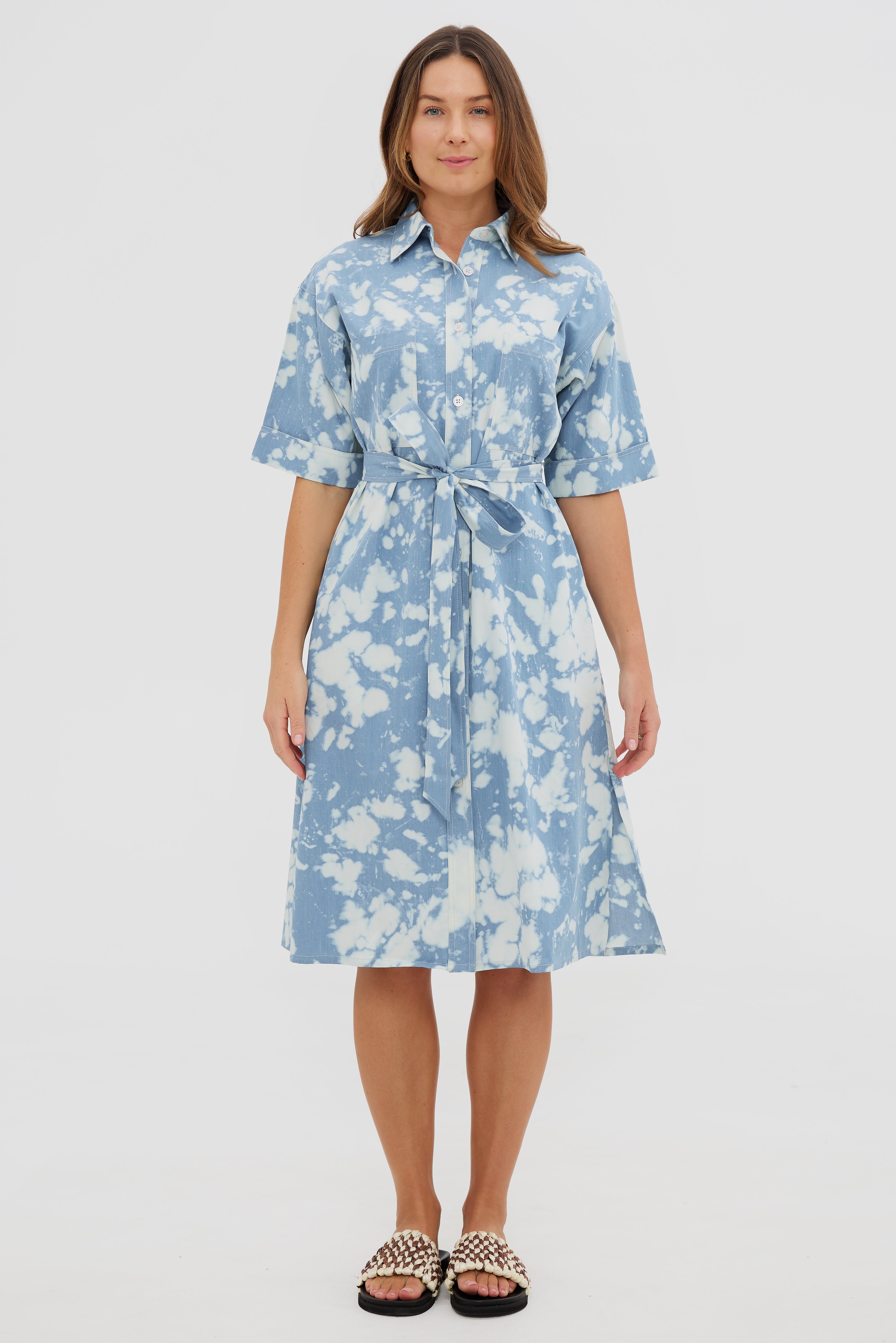 NOE DENIM SHIRT DRESS