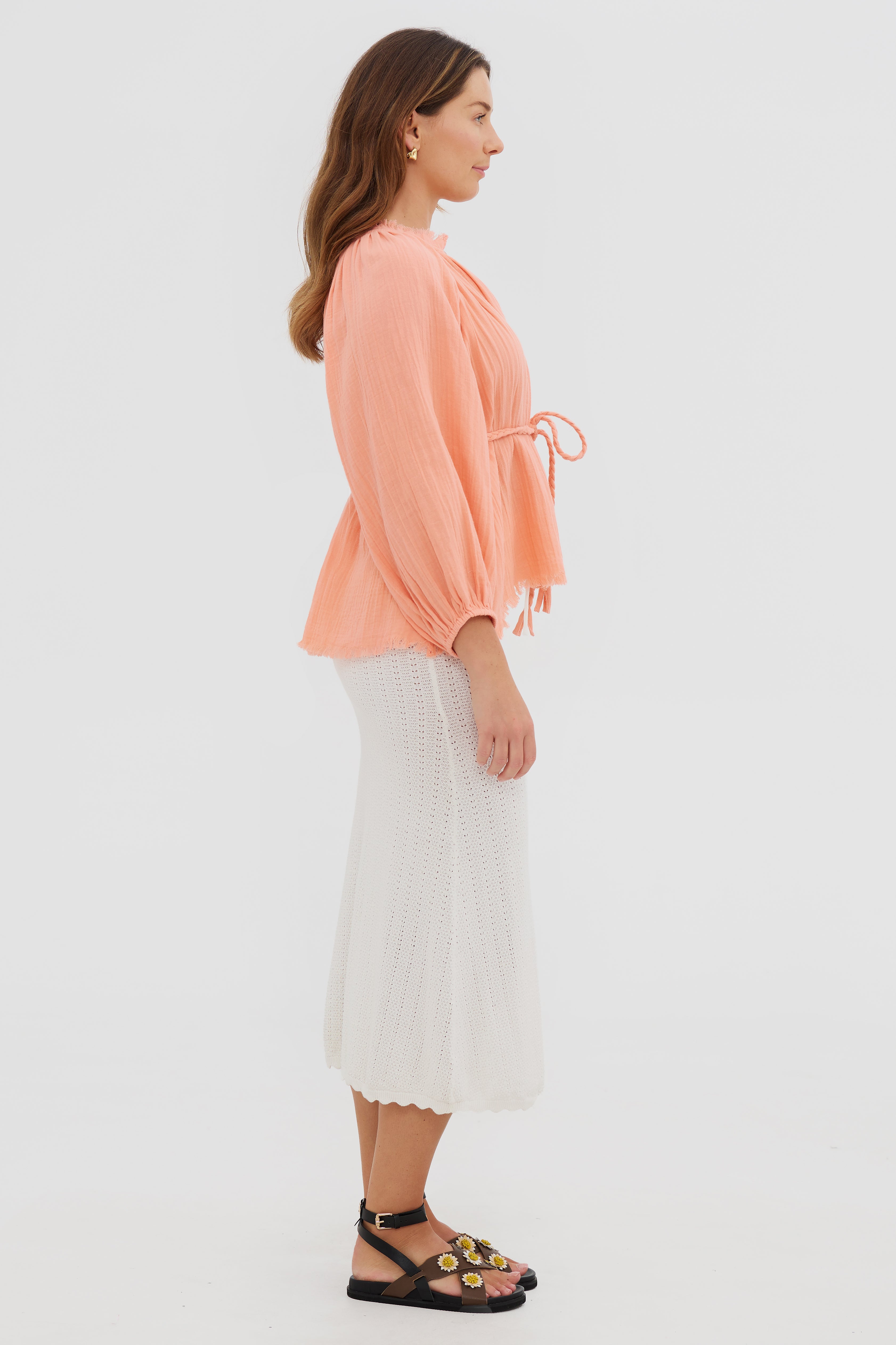 SOPHIA TOP // CORAL