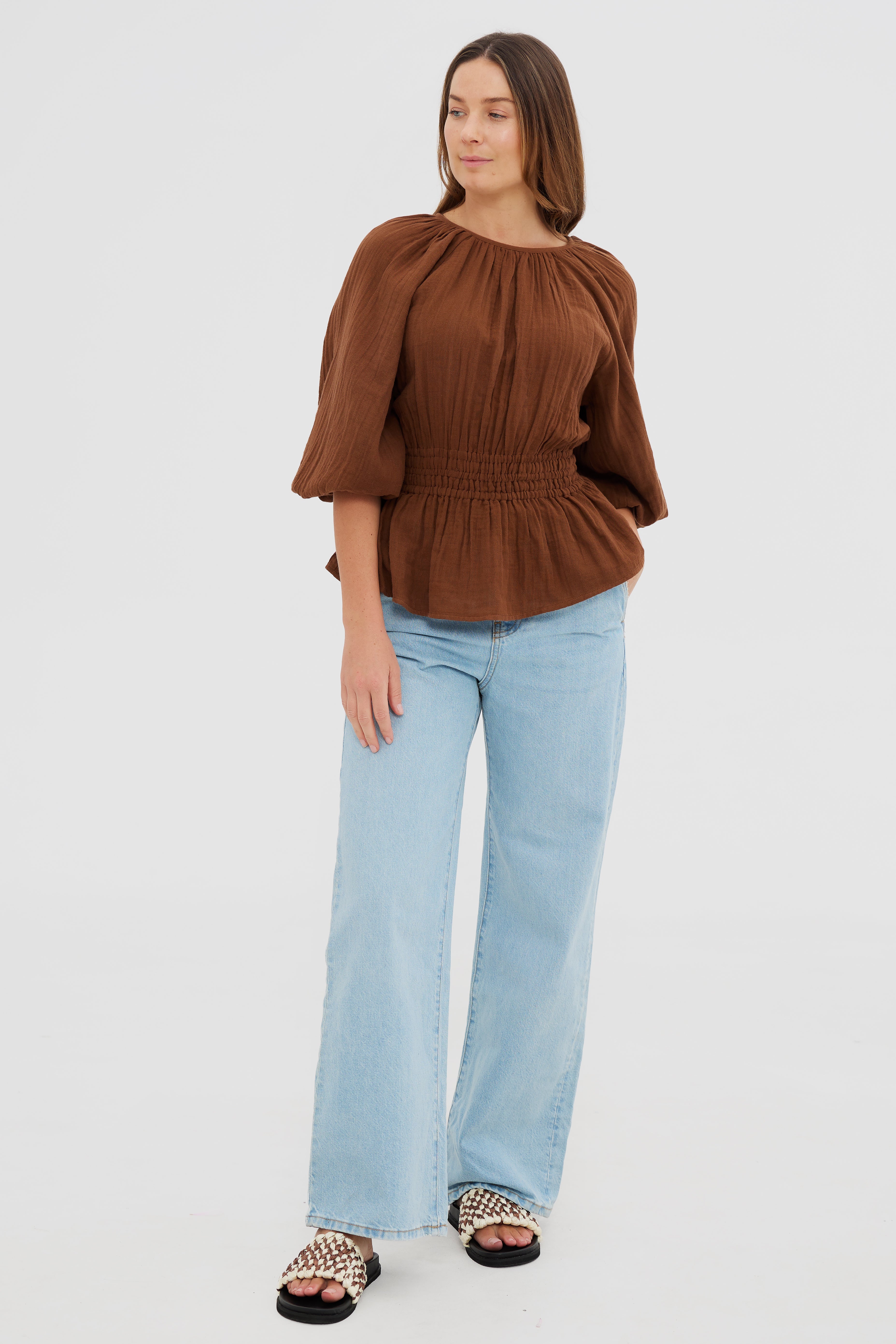 CLEMENTINE TOP // UMBER