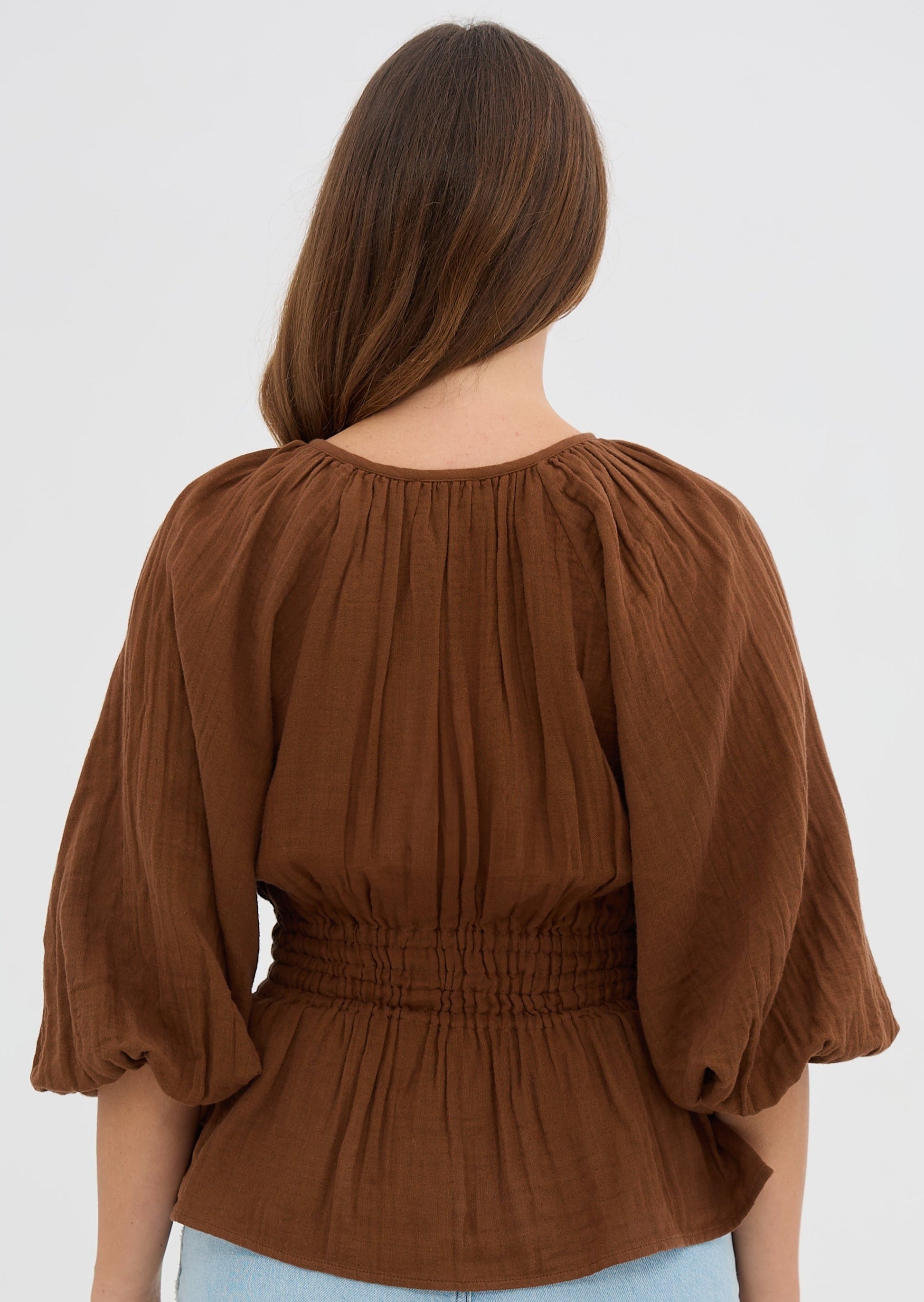 CLEMENTINE TOP // UMBER