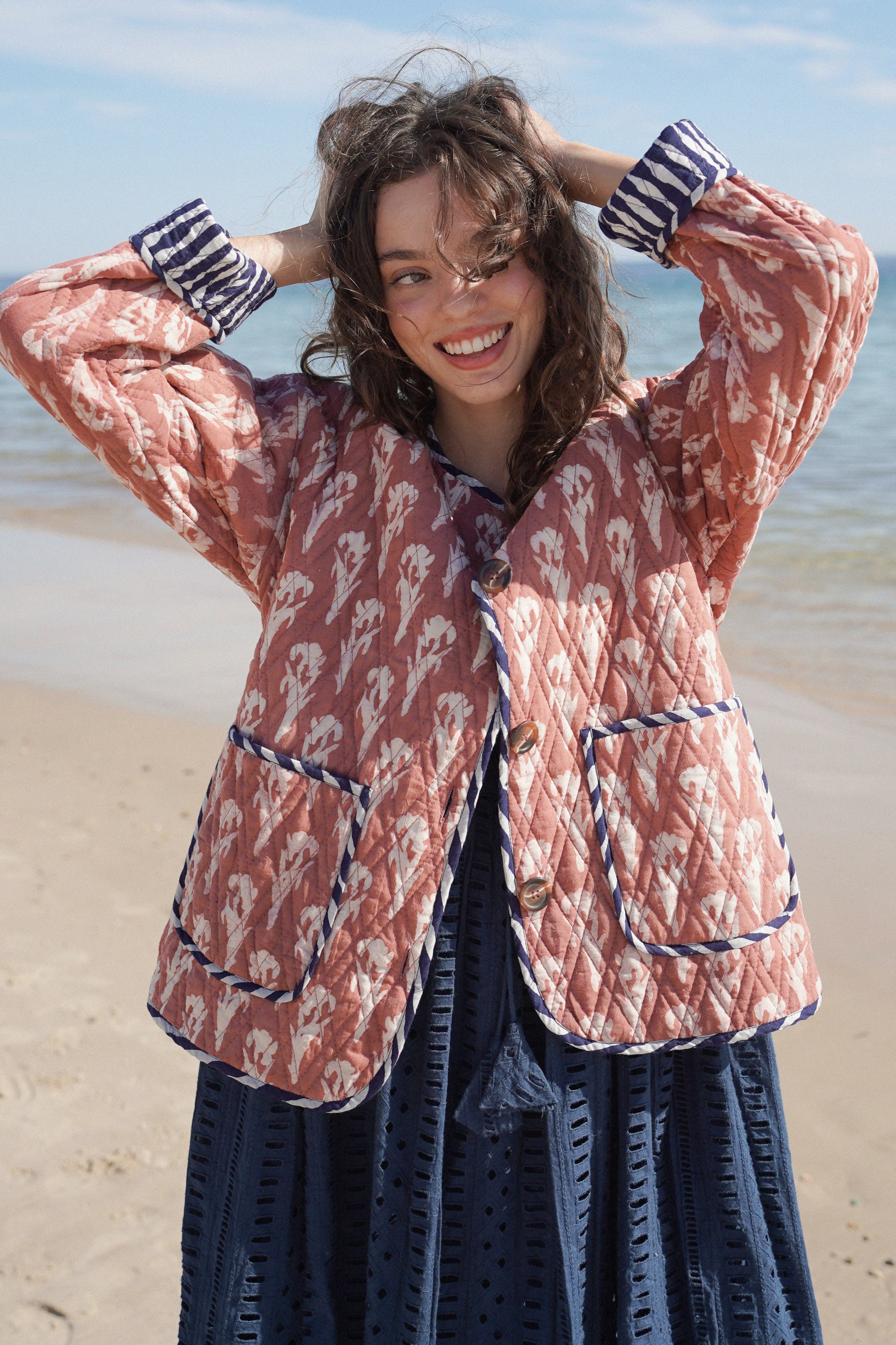 WILLA QUILTED JACKET // SIENNA FLORAL