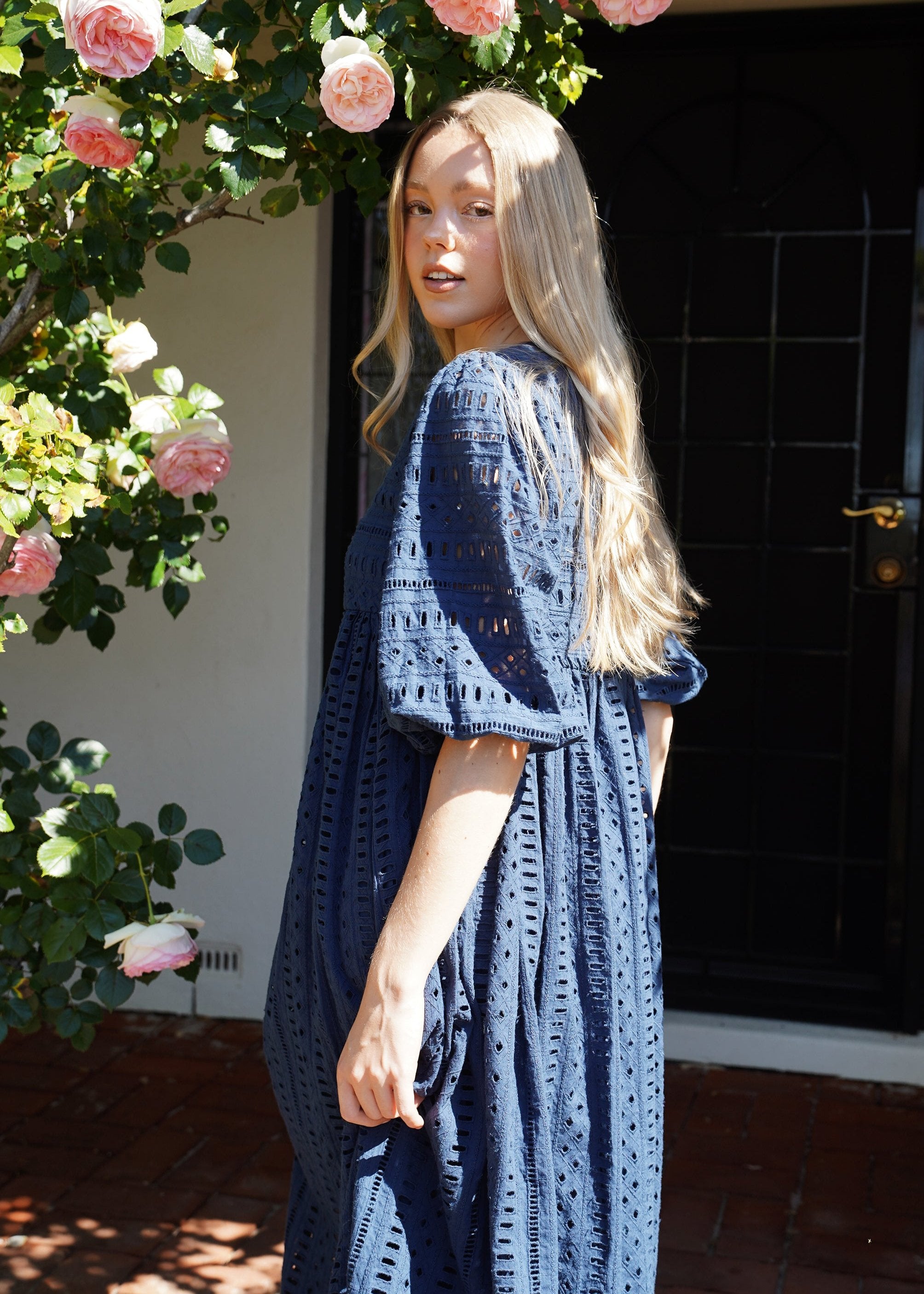 ANNIE MAXI DRESS - FRENCH NAVY