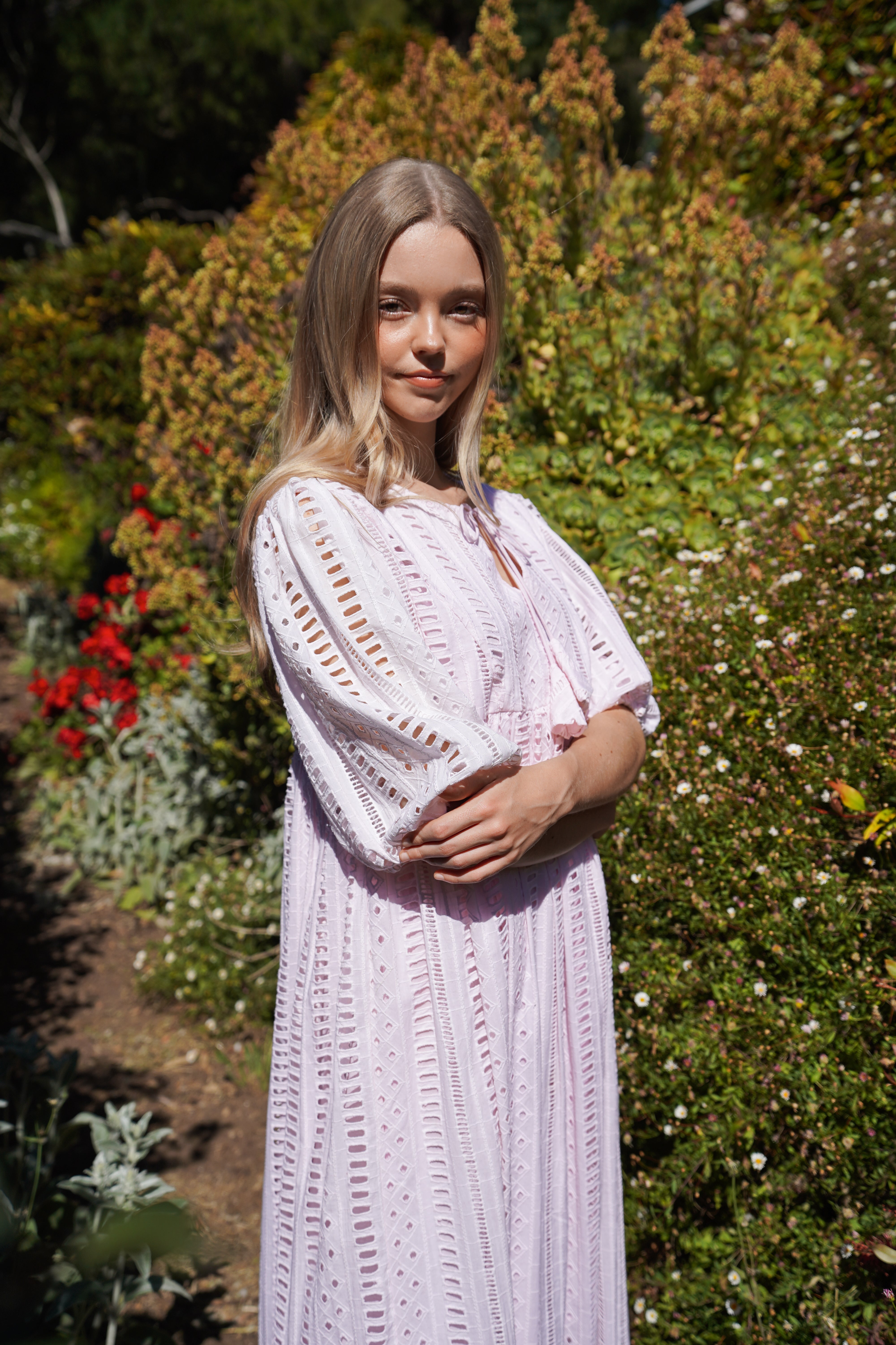 ANNIE MAXI DRESS // BLUSH PINK
