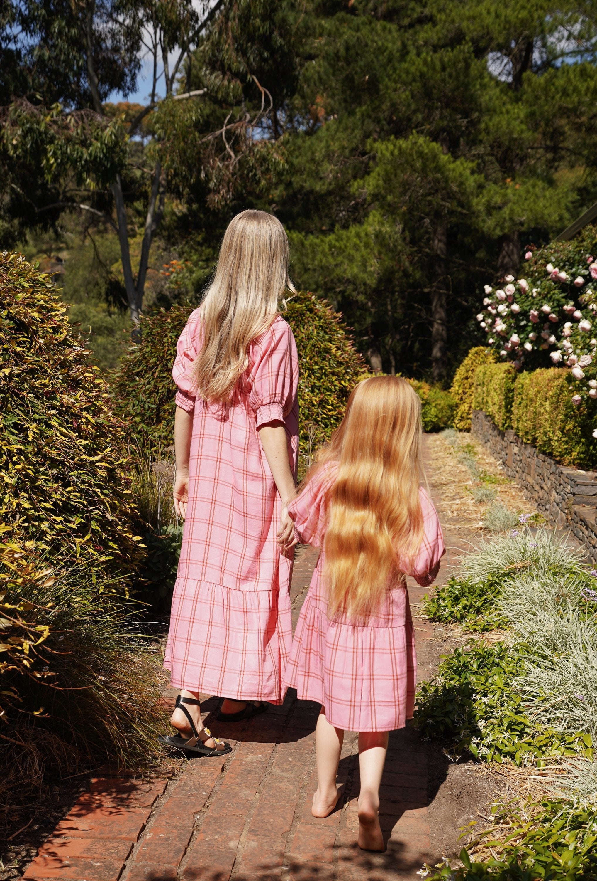 GIRLS POSIE DRESS - PINK