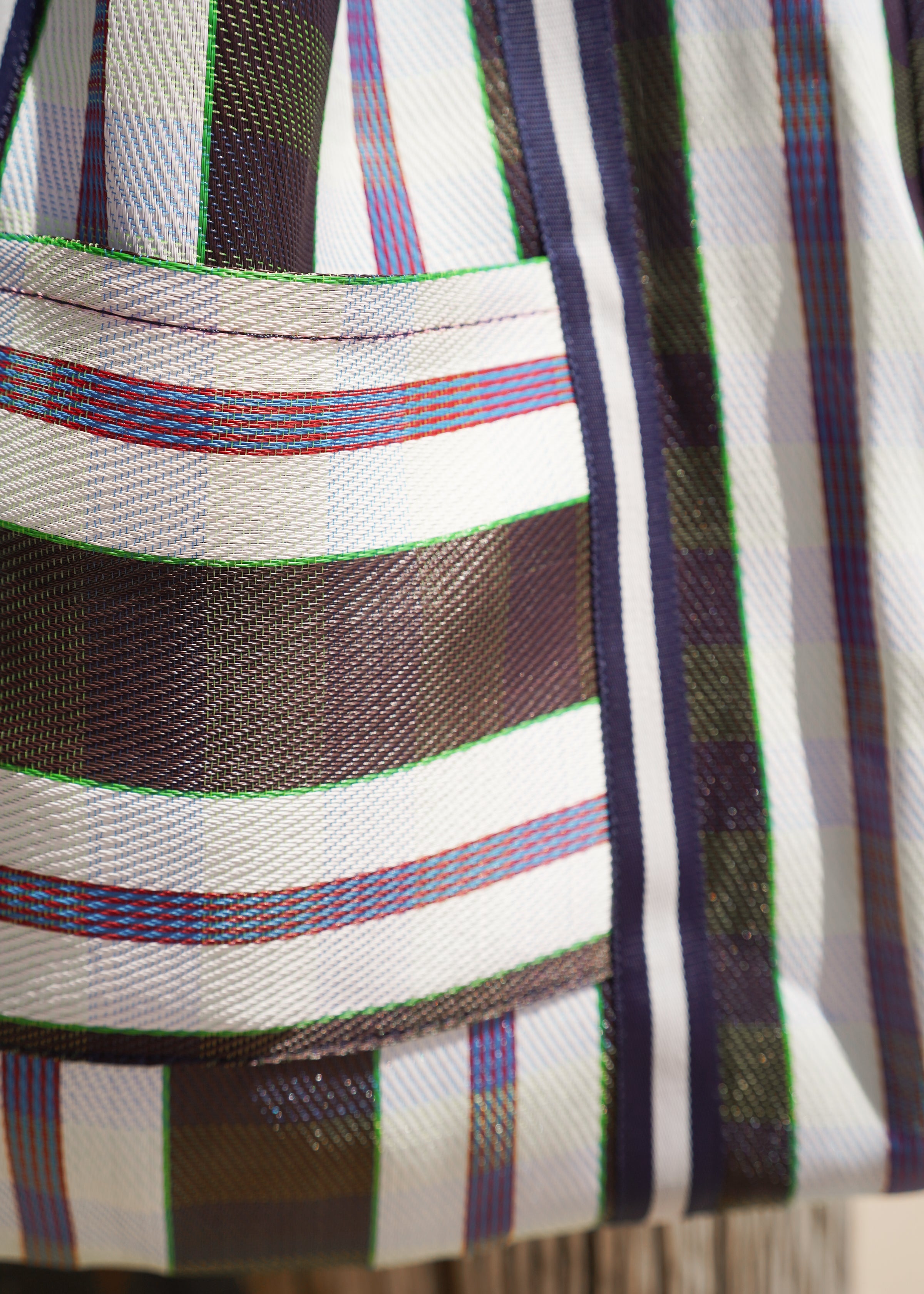 HEY VACAY TOTE // BLACK STRIPE