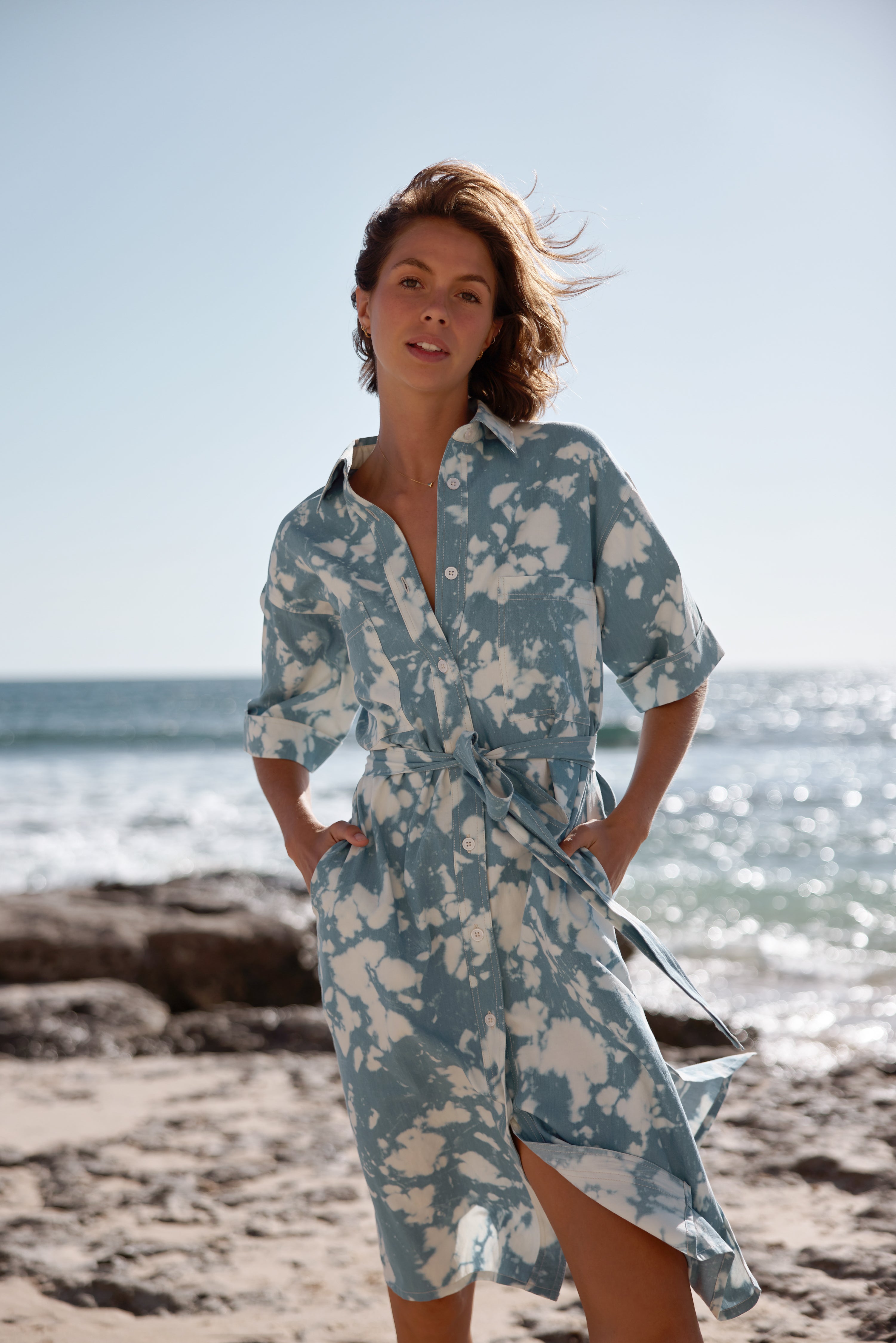 NOE DENIM SHIRT DRESS