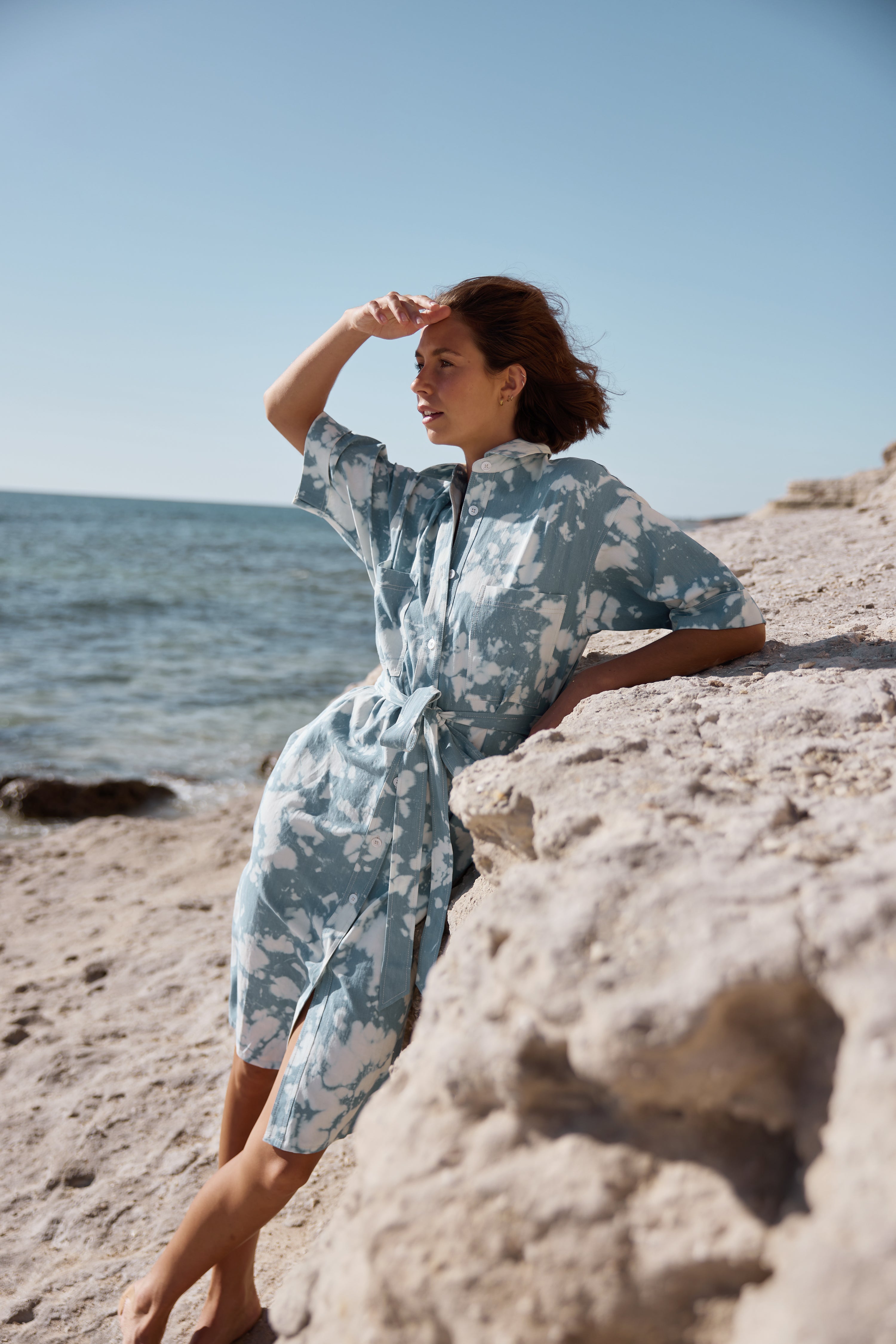 NOE DENIM SHIRT DRESS