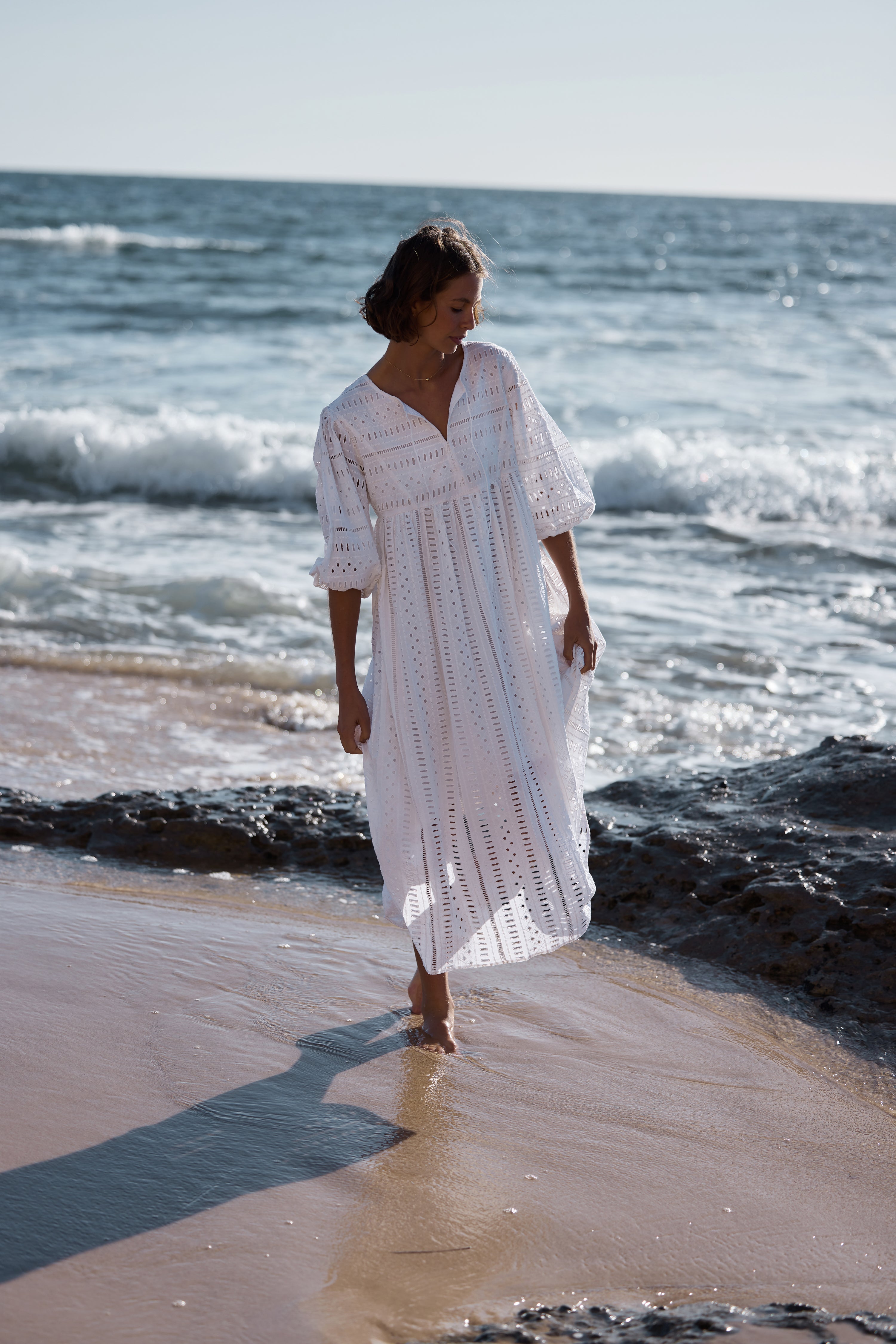 ANNIE MAXI DRESS - WHITE