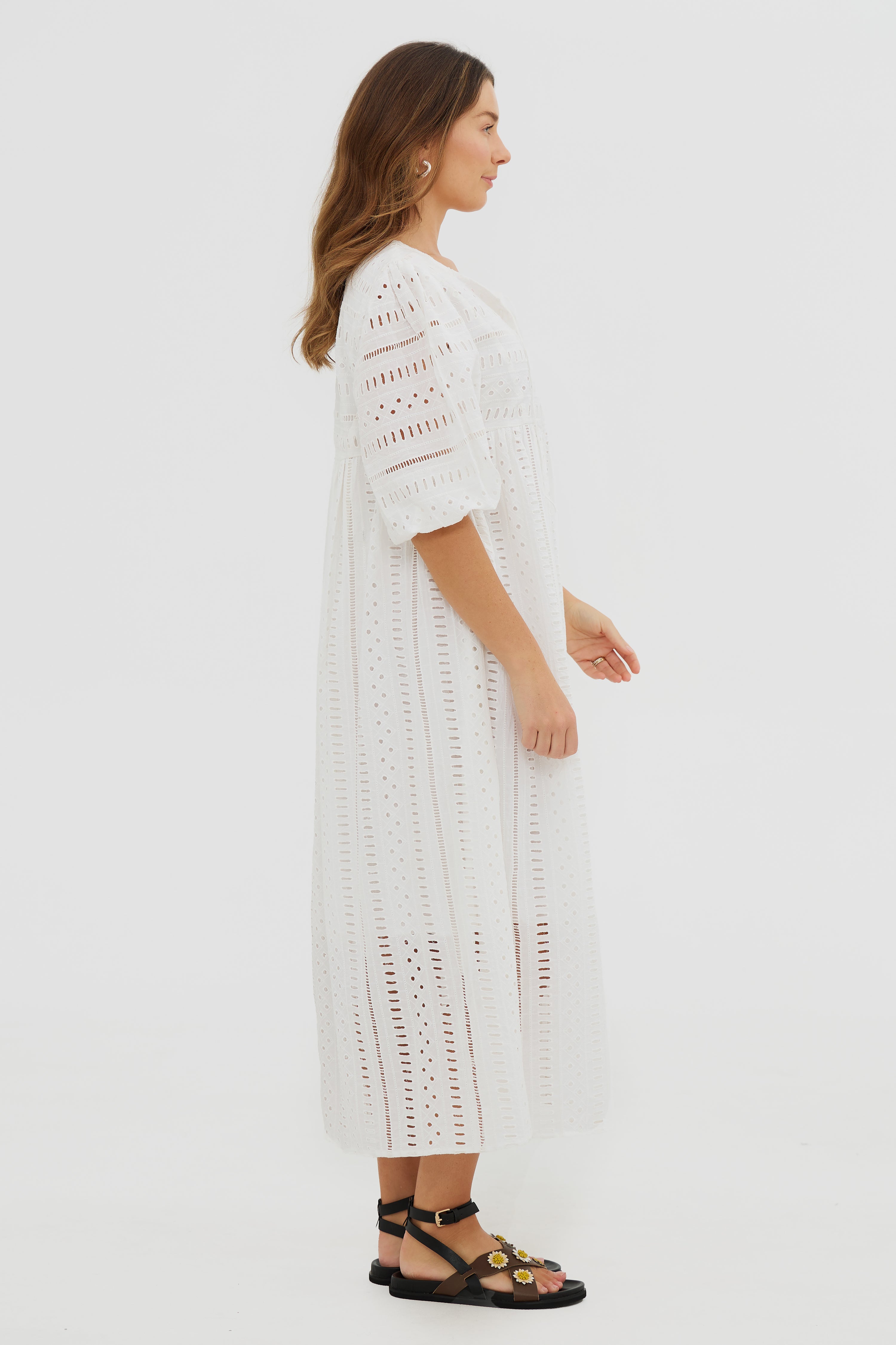 ANNIE MAXI DRESS - WHITE