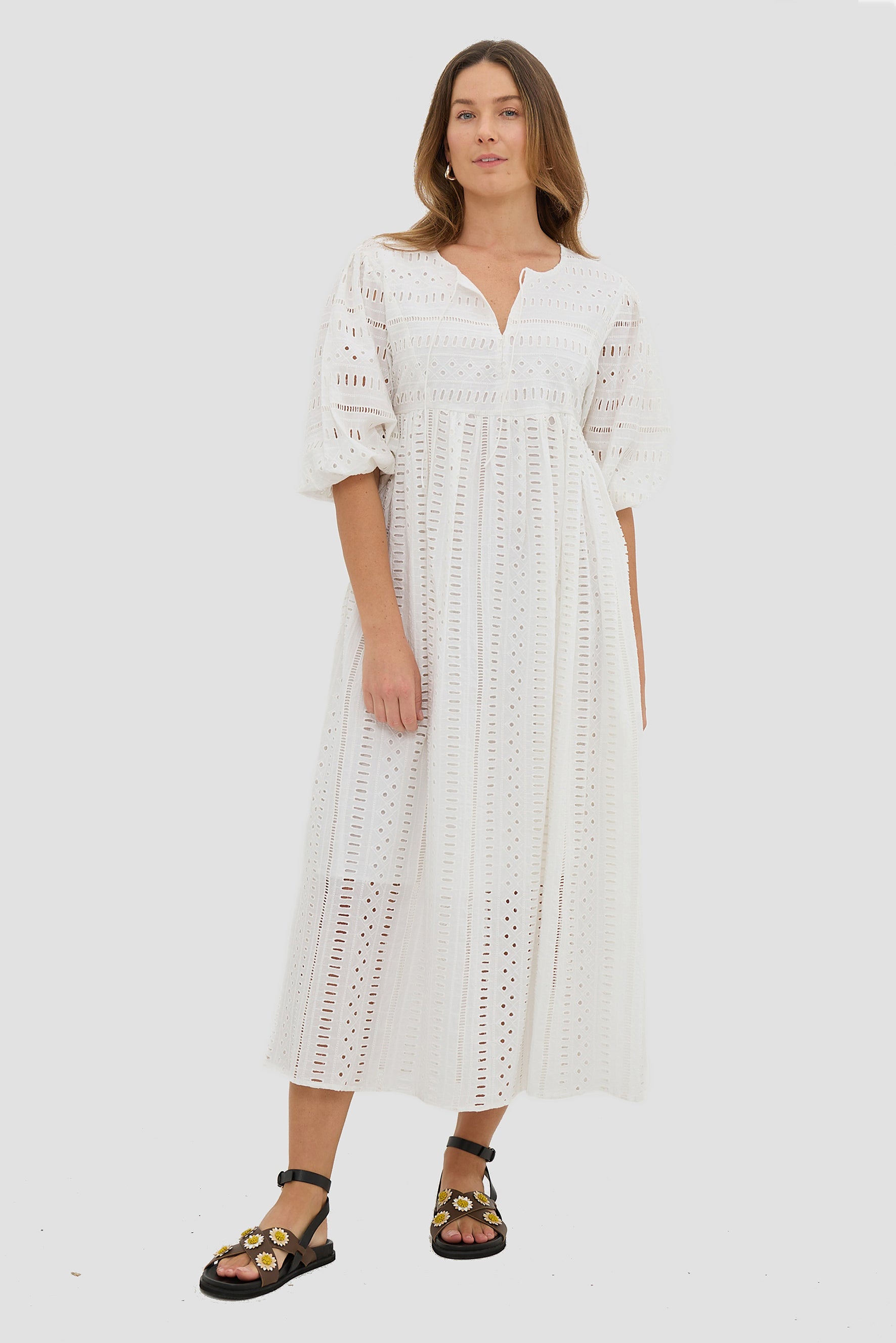 ANNIE MAXI DRESS - WHITE