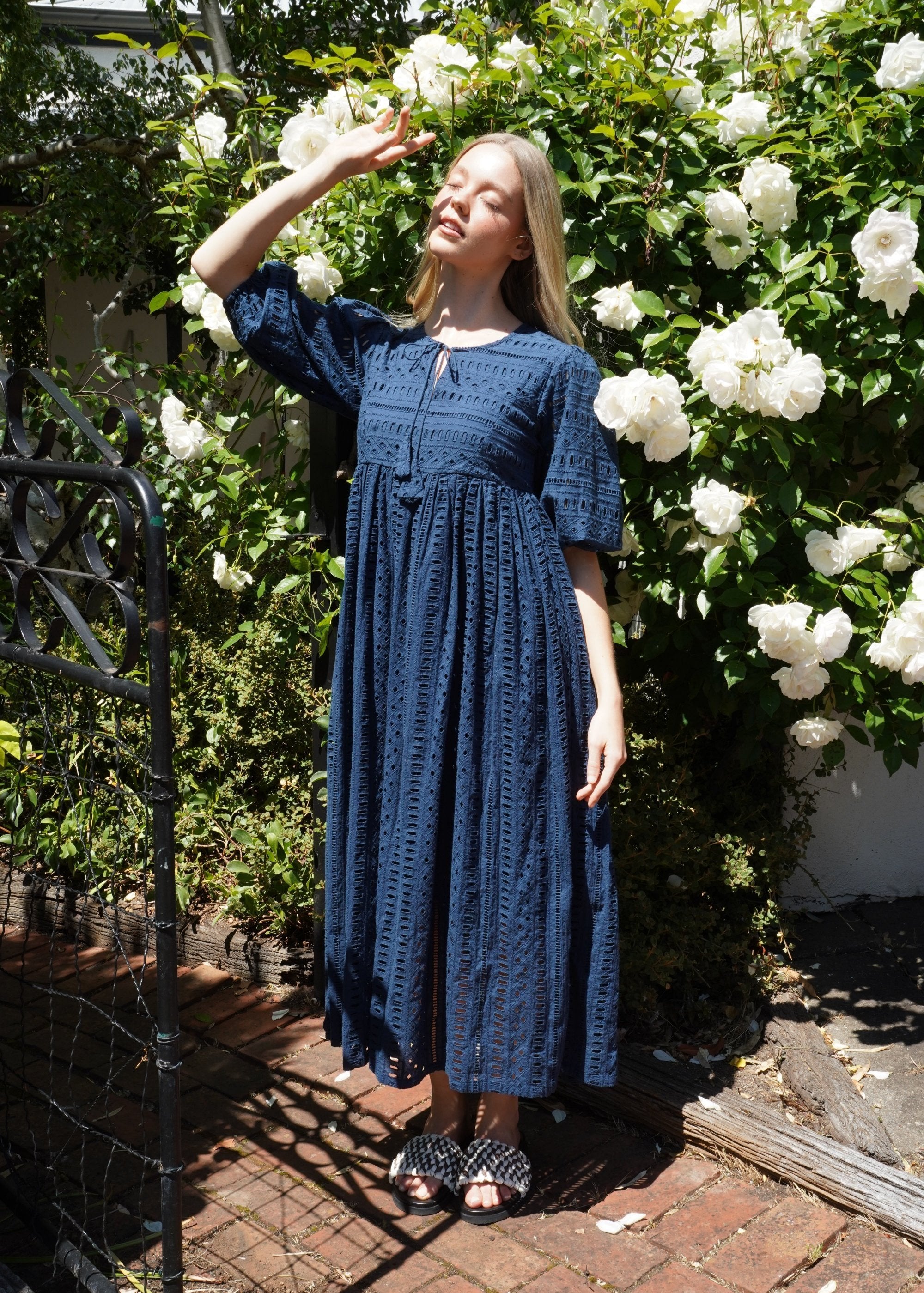 ANNIE MAXI DRESS // FRENCH NAVY