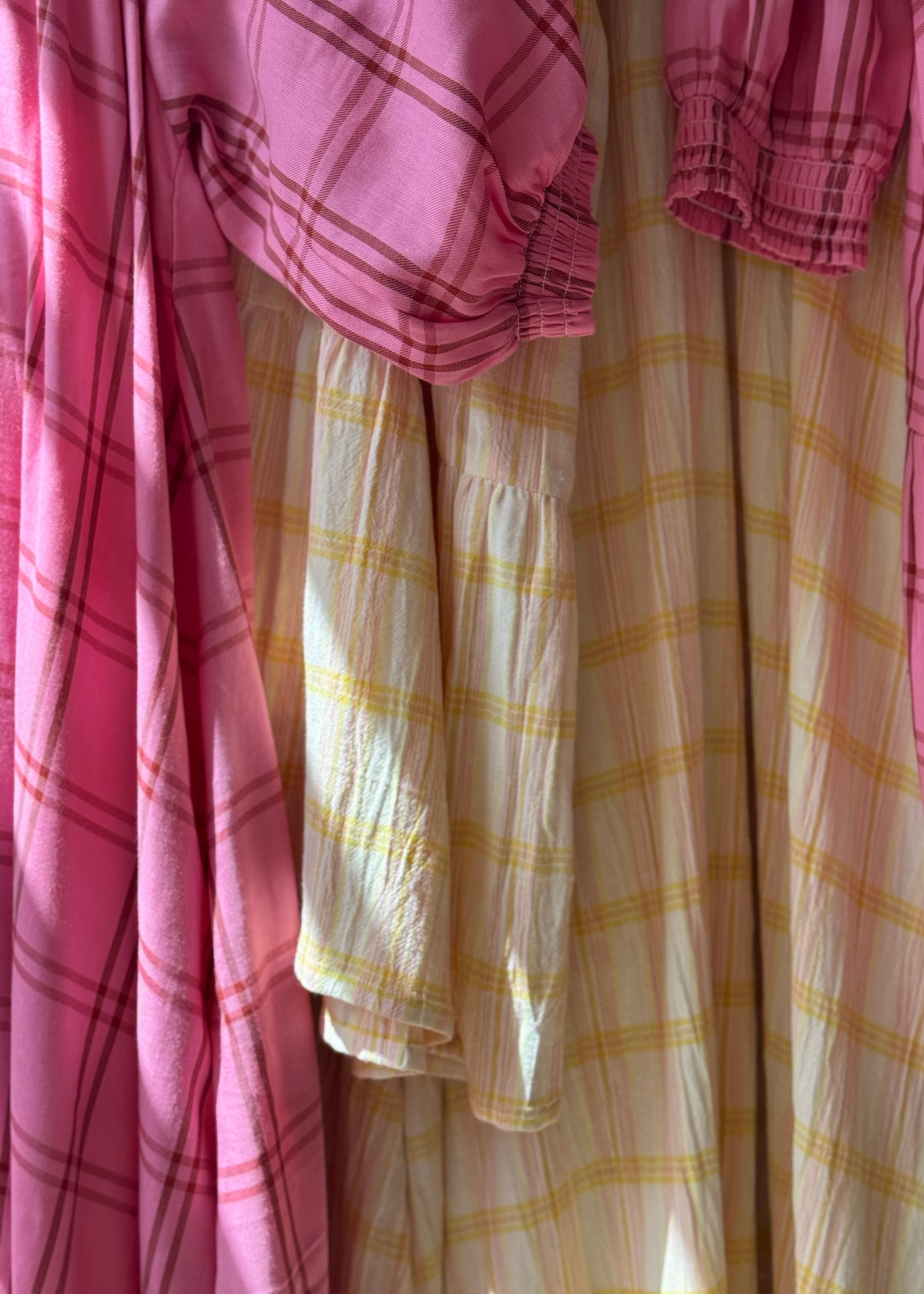 POSIE DRESS // CREAM CHECK