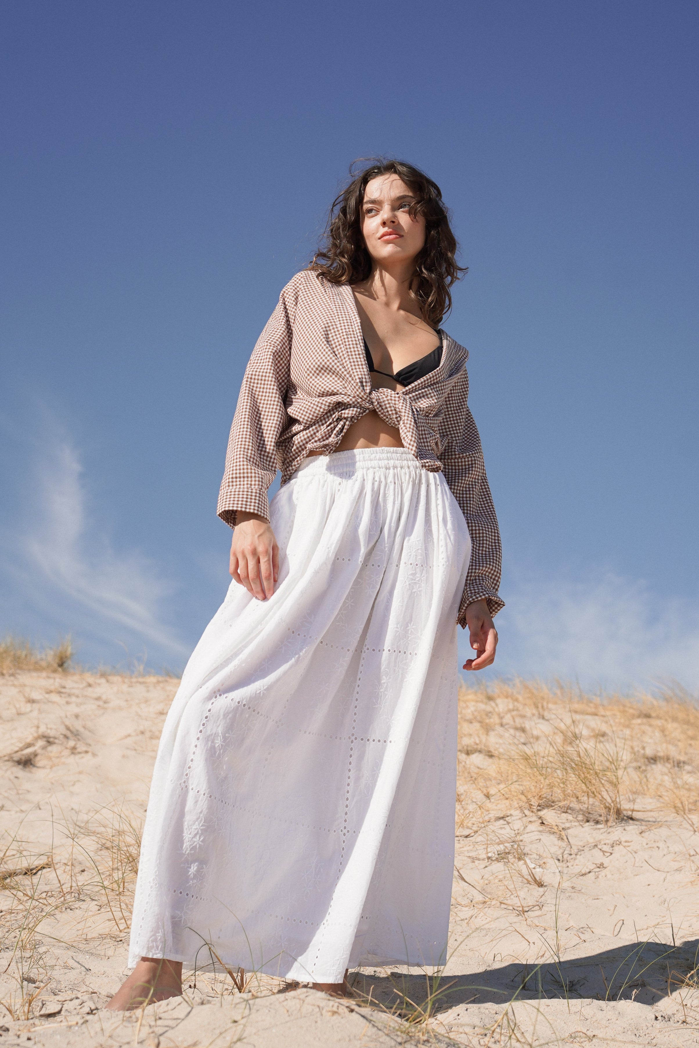 LARA EYELET SKIRT