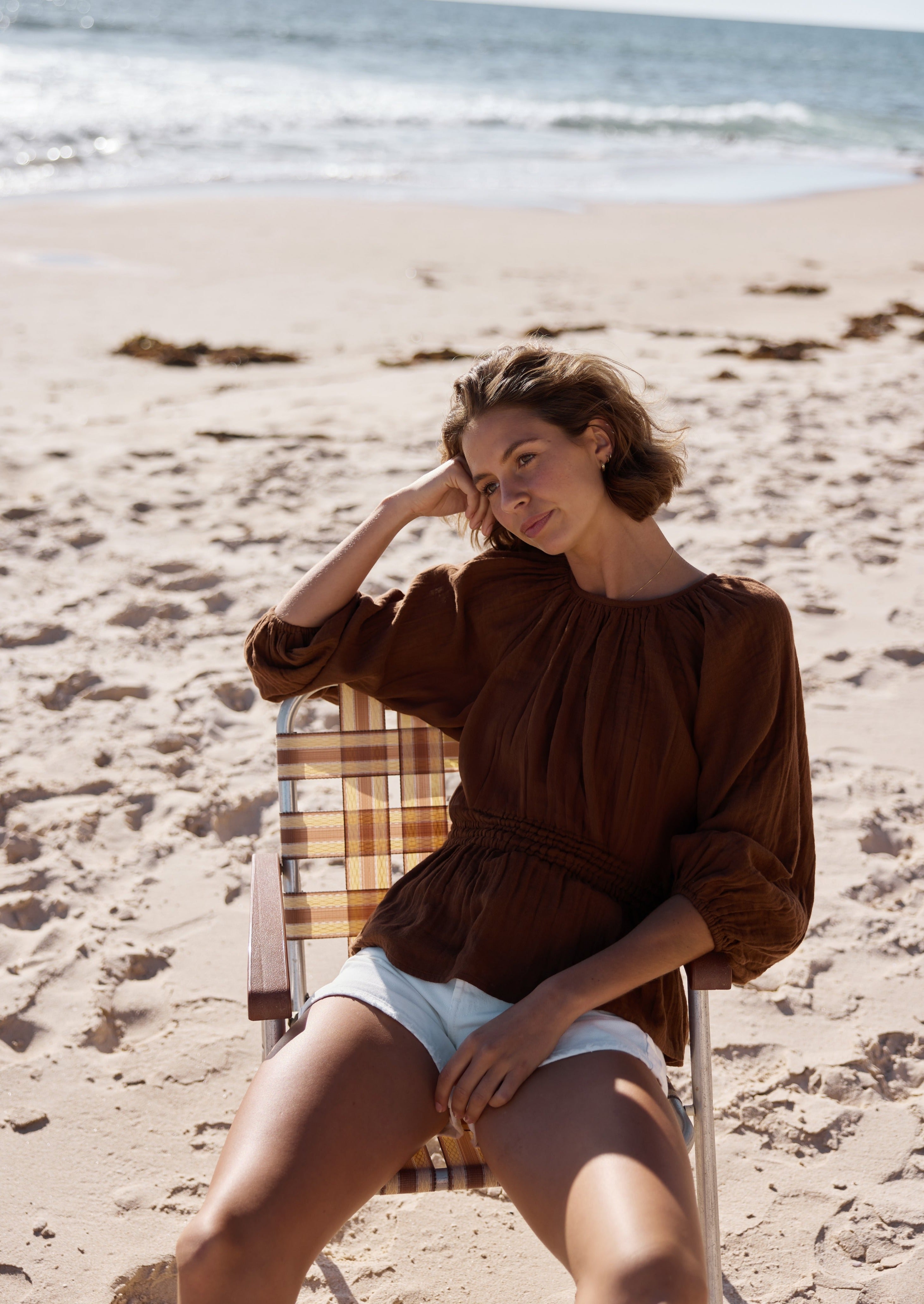 CLEMENTINE TOP // UMBER