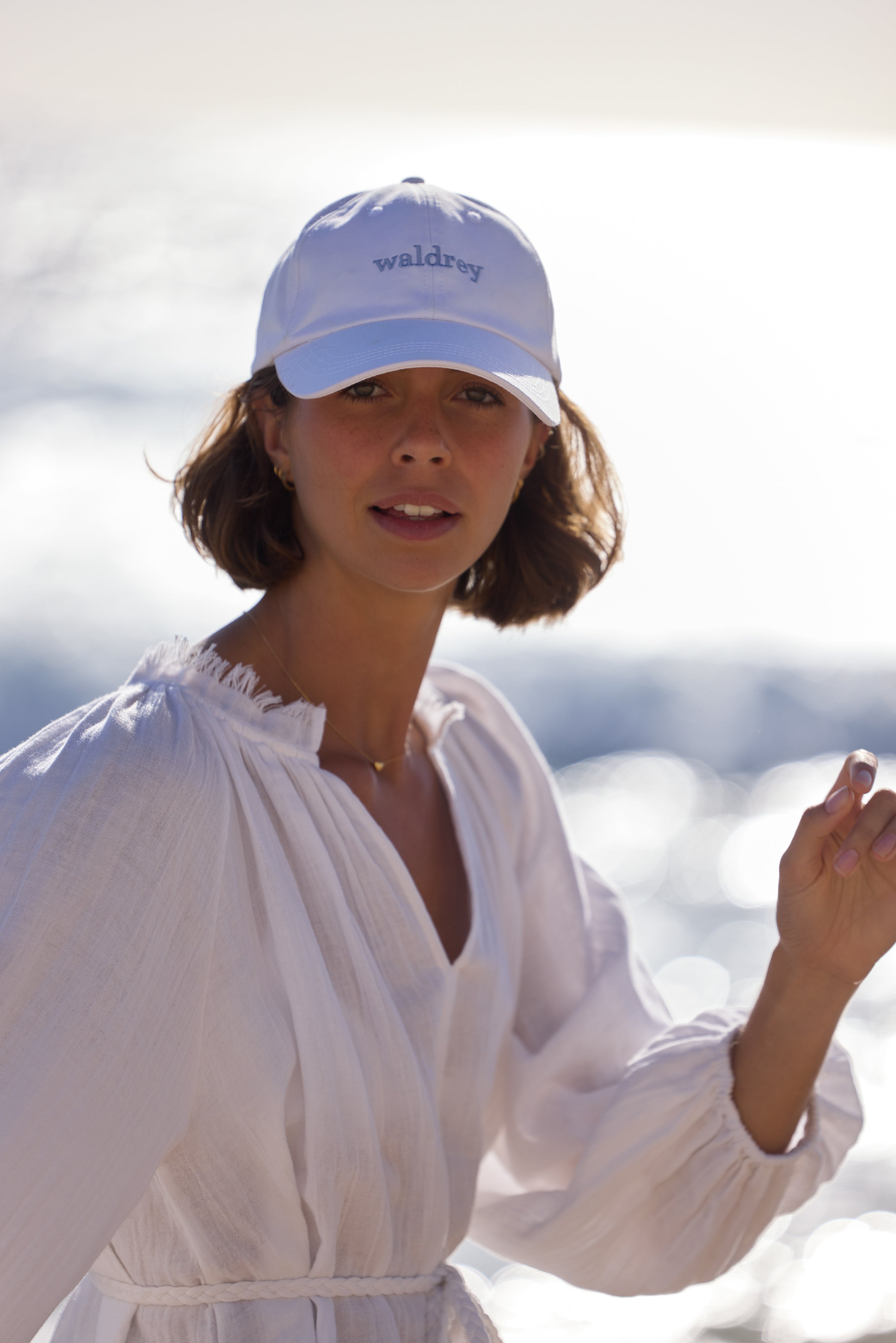 WALDREY CANVAS CAP // WHITE